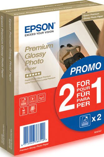 image produit Epson Paper/Prem Glossy 100x150 mm 255gm2 80sh Grosbill