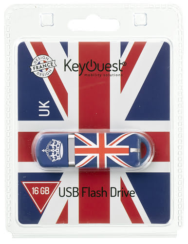 KEYOUEST cle usb16 go UK - Clé USB KEYOUEST - grosbill.com - 1