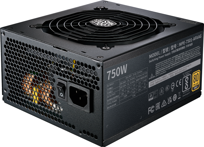 Cooler Master 80+ Gold (3.1 750W) - Alimentation Cooler Master - 6