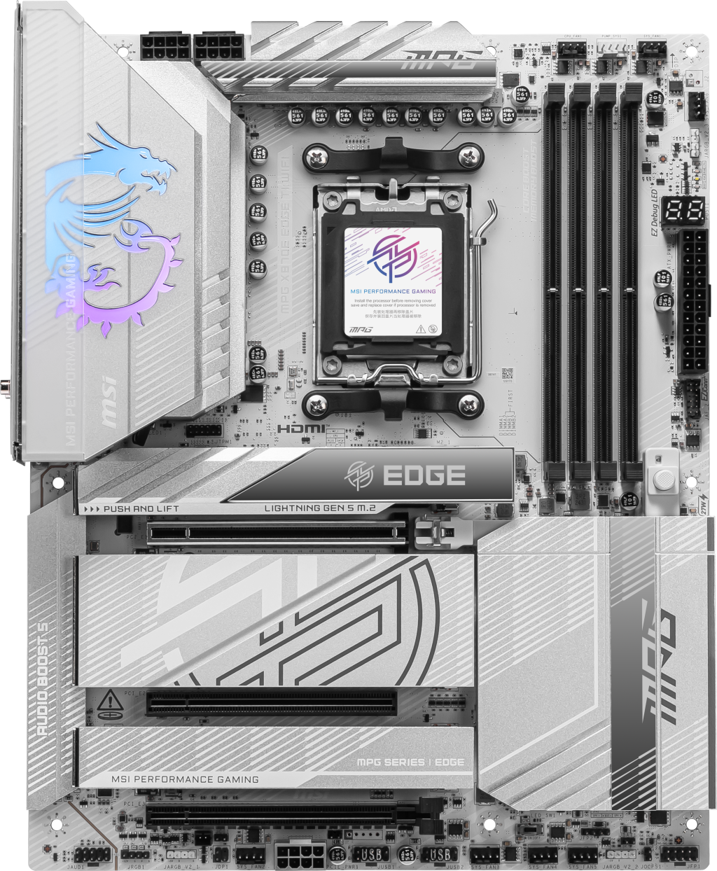 MSI MPG X870E EDGE TI WIFI ATX  - Carte mère MSI - grosbill.com - 5