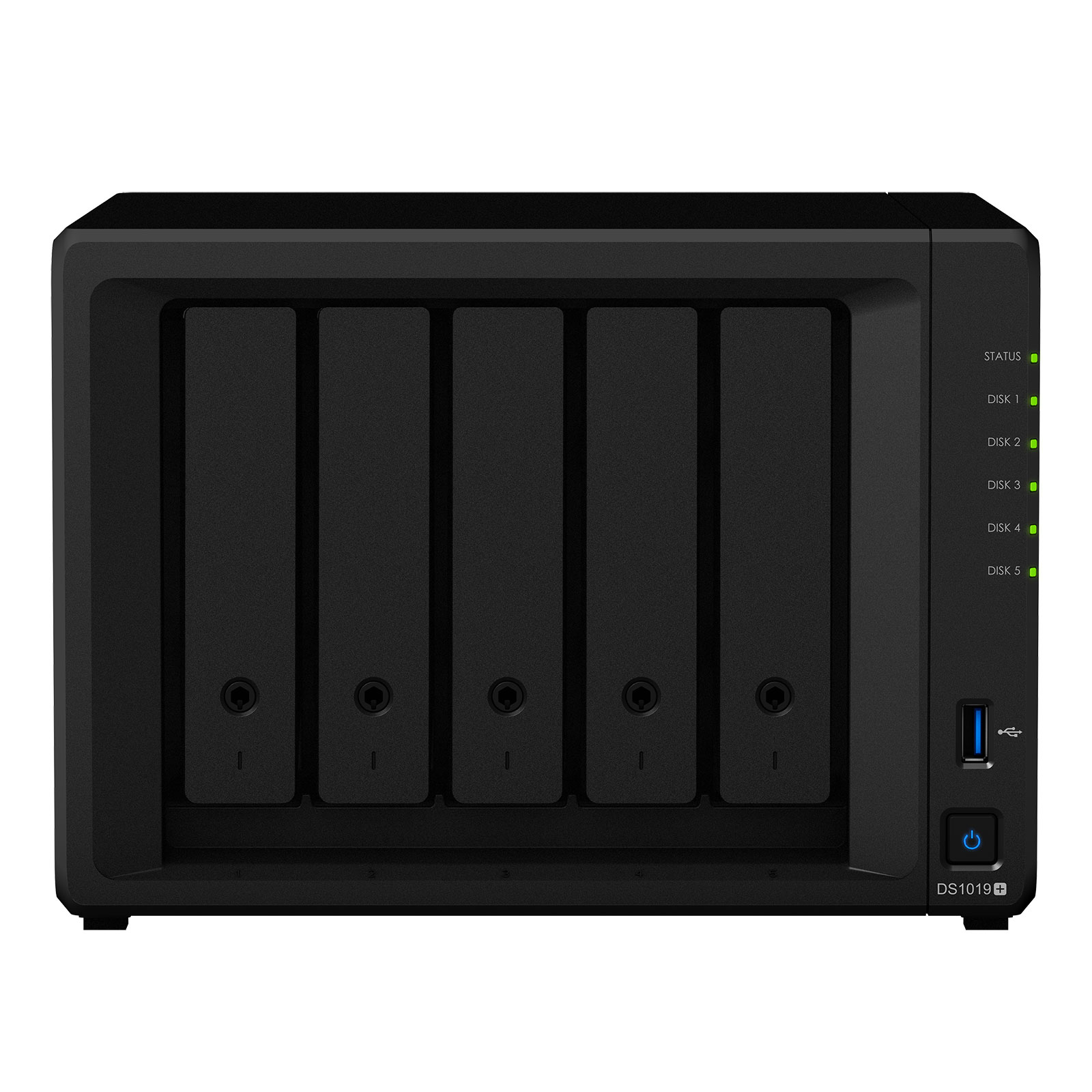 Synology DS1019+ 8Go - 5 HDD + 2 SSD M.2 - Serveur NAS Synology - 0