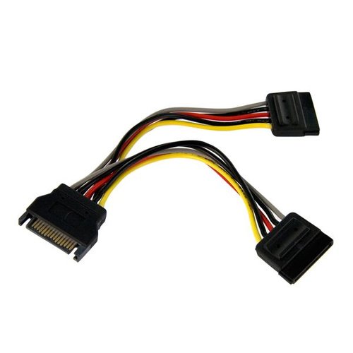 image produit StarTech 6in SATA Power Y Splitter Cable Adapter Grosbill