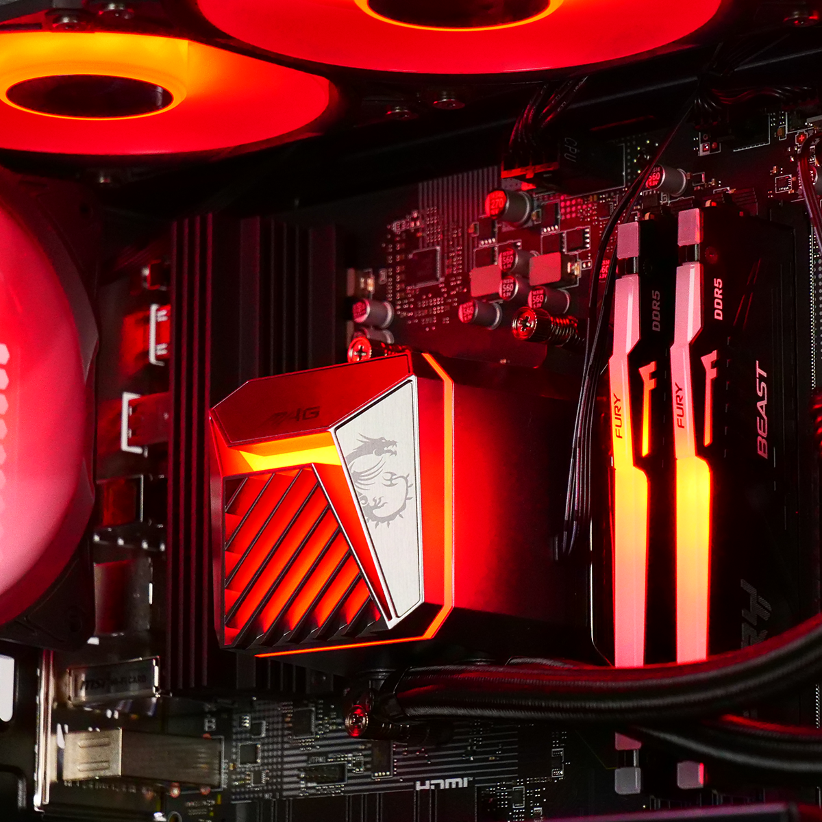 Grosbill HELLFIRE - R7-9800X3D/5080/32Go/2To (PCG-10603052) - Achat / Vente PC Fixe sur grosbill.com - 2