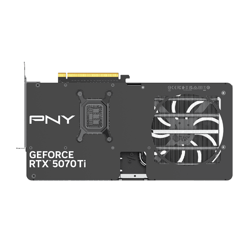 PNY GeForce RTX 5070 Ti 16Go Slim Dual Fan Overclocked - Carte graphique - 1