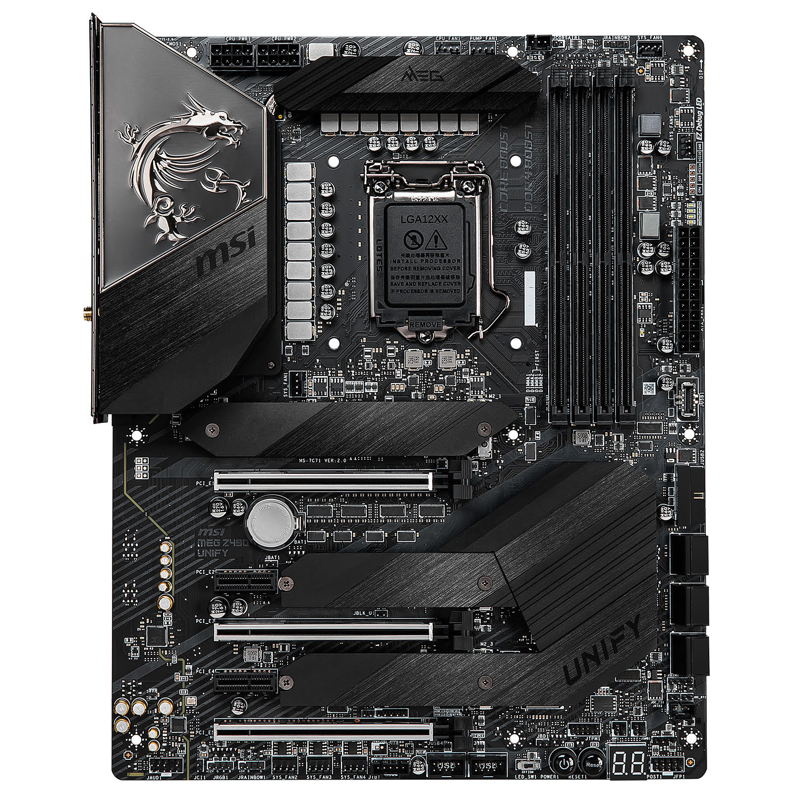 MSI MEG Z490 UNIFY ATX  - Carte mère MSI - grosbill.com - 4