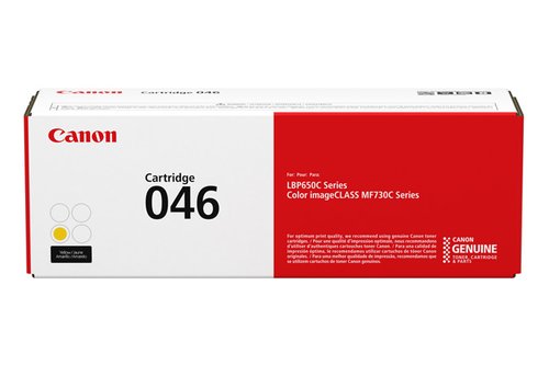 Canon Toner Jaune CRG 046Y - 1247C002  - Achat / Vente Consommable imprimante sur grosbill.com - 0