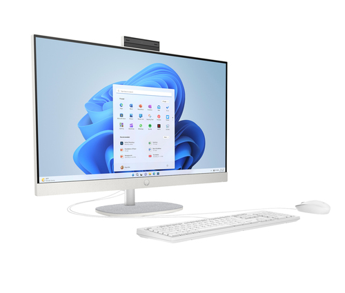 HP 27-cr0042nf 27" FHD/R5-7520U/16Go/512Go/W11 Blanc - All-In-One PC/MAC - 1