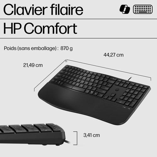 HP 485 CFT WD KBD FR - Achat / Vente sur grosbill.com - 6
