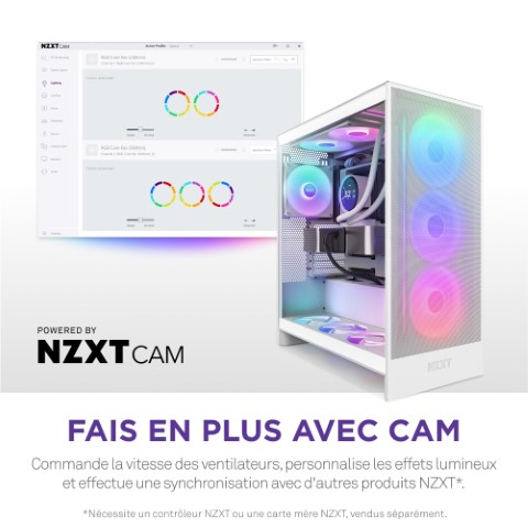 NZXT F420RGB Core Fan (Single Frame) - Ventilateur boîtier NZXT - 12