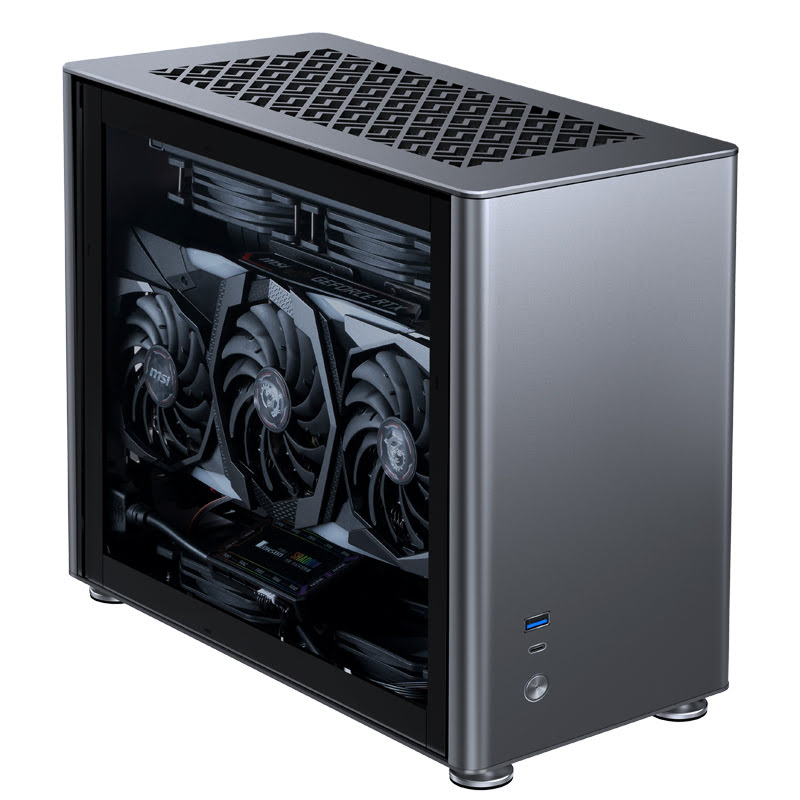 Jonsbo A4 Grey Gris - Boîtier PC Jonsbo - grosbill.com - 2