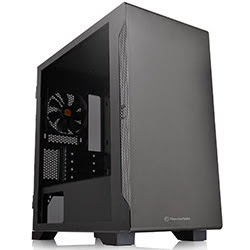 Thermaltake S100 TG Micro Chassis Black - mT/Ss Alim/MATX