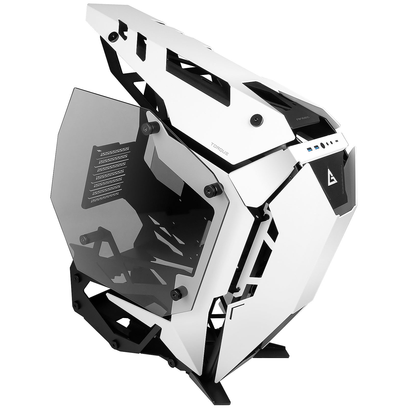 Antec TORQUE Black/White Blanc - Boîtier PC Antec 