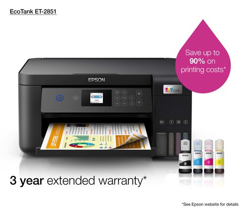 Imprimante Epson EcoTank ET-2851 - A4/Wi-Fi/ Garantie 3 ans# - 17