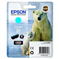 Epson Cartouche d'encre Cyan 26 - T2612