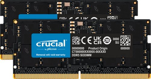 32GB Kit2x16GB DDR5-4800 SODIMM Crucial - Achat / Vente sur grosbill.com - 0
