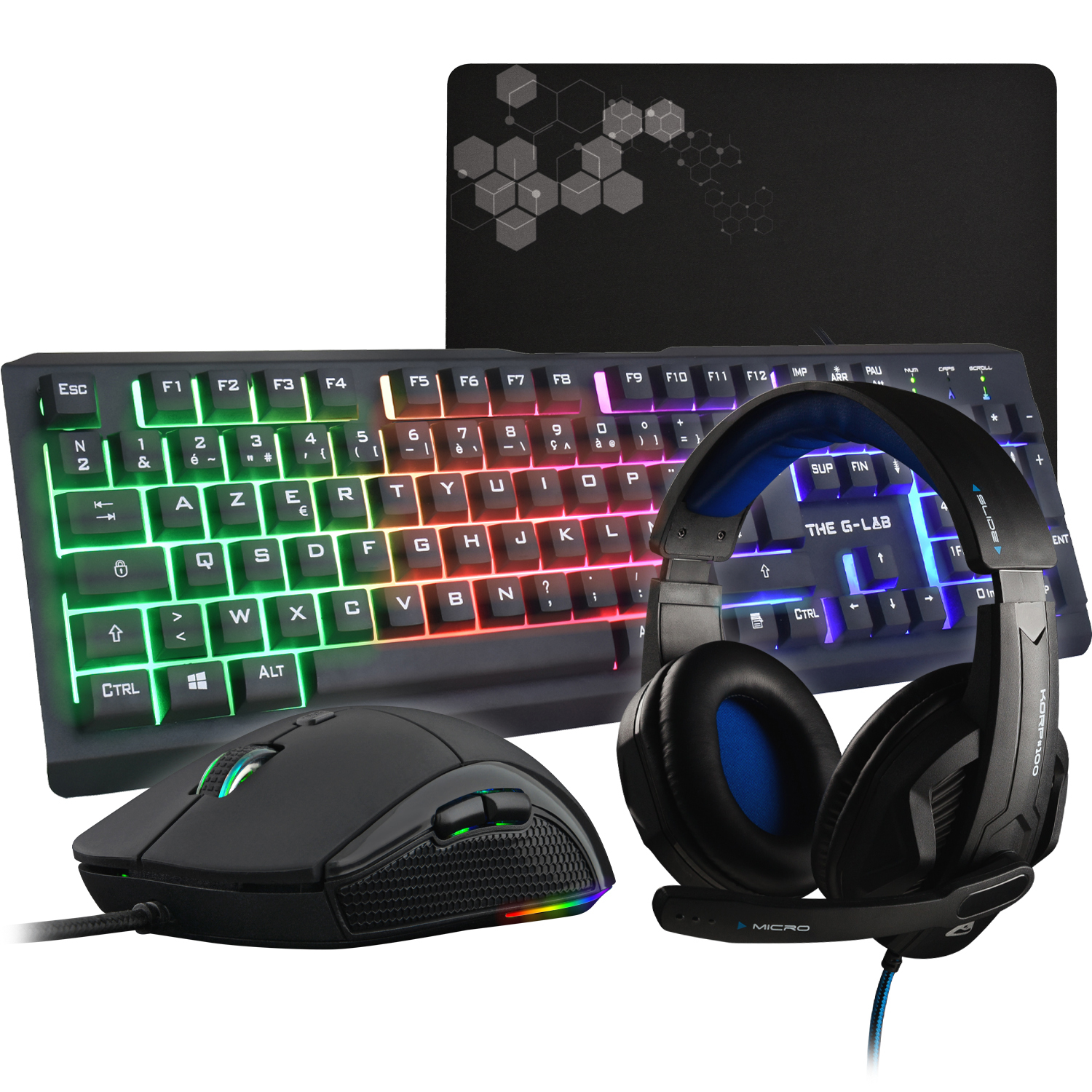 The G-LAB COMBO SELENIUM - Pack Clavier/Souris 