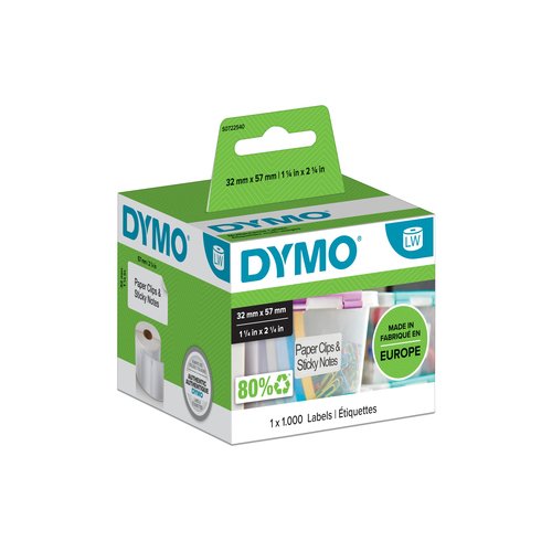 Dymo MULTI-PURPOSE WHITE LABELS