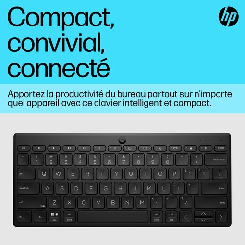HP 350 BLK Compact Multi-Device KBD - Achat / Vente sur grosbill.com - 11
