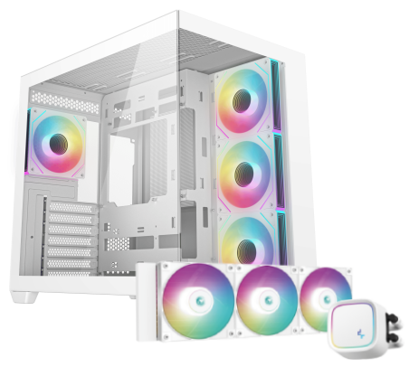 Deepcool Blanc Blanc - Boîtier PC Deepcool - grosbill.com - 0