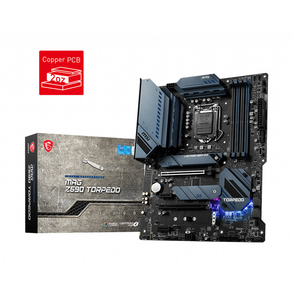 MSI MAG Z590 TORPEDO ATX  - Carte mère MSI - grosbill.com - 0