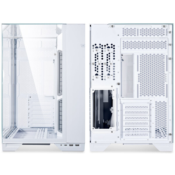 Lian-Li O11 Vision Mid-Tower/ verre trempé Blanc - Boîtier PC - 8