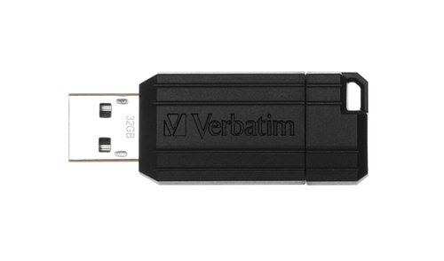 Verbatim USB Memory/32GB Pinstripe Black