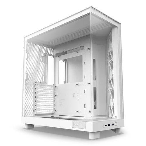 NZXT H6 Flow RGB Blanc Blanc - Boîtier PC NZXT - grosbill.com - 3