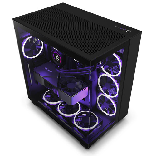 NZXT H9 Flow Noir Noir - Boîtier PC NZXT - grosbill.com - 0
