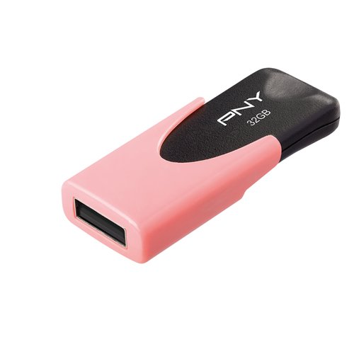 Grosbill Carte mémoire PNY Pastel Coral Design 16GB 25 Mb/s