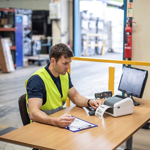 TD-4410D Labelprinter   (TD4410DXX1) - Achat / Vente sur grosbill.com - 3