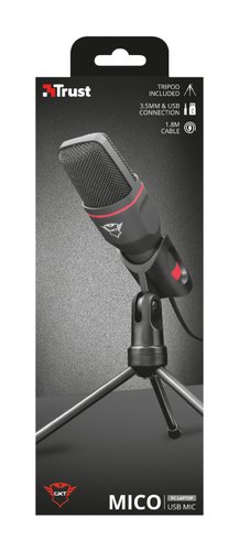 Trust Microphone Streaming Mico - Noir/USB/3,5mm/Trépied (23791) - Achat / Vente Accessoire Streaming / Vlogging  sur grosbill.com - 8