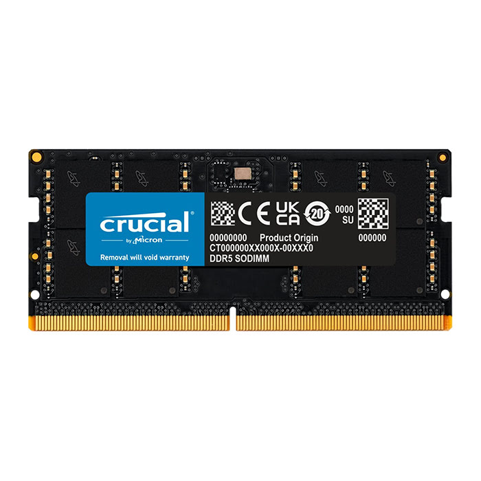 Crucial 32Go DDR5 4800MHz CT32G48C40S5 - Mémoire PC portable