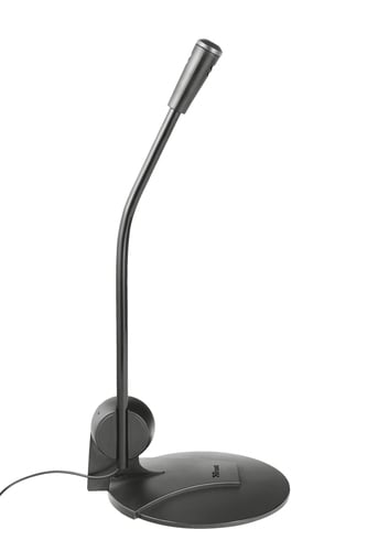 Trust PRIMO microphone - Noir (21674) - Achat / Vente Vidéoconférence sur grosbill.com - 1