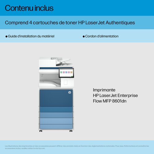 HP LaserJet Ent MFP 8601DN Printer EU - Achat / Vente sur grosbill.com - 8