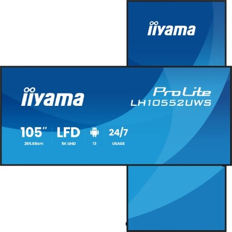 Iiyama 105 pouces  LH10552UWS-B1AG - Ecran PC Iiyama - grosbill.com - 6