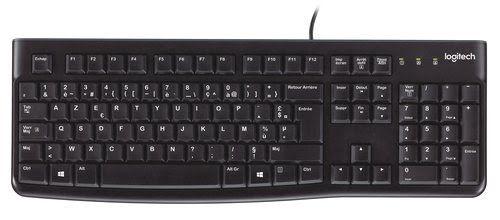K120 Corded Keyboard Noir - Achat / Vente sur grosbill.com - 0
