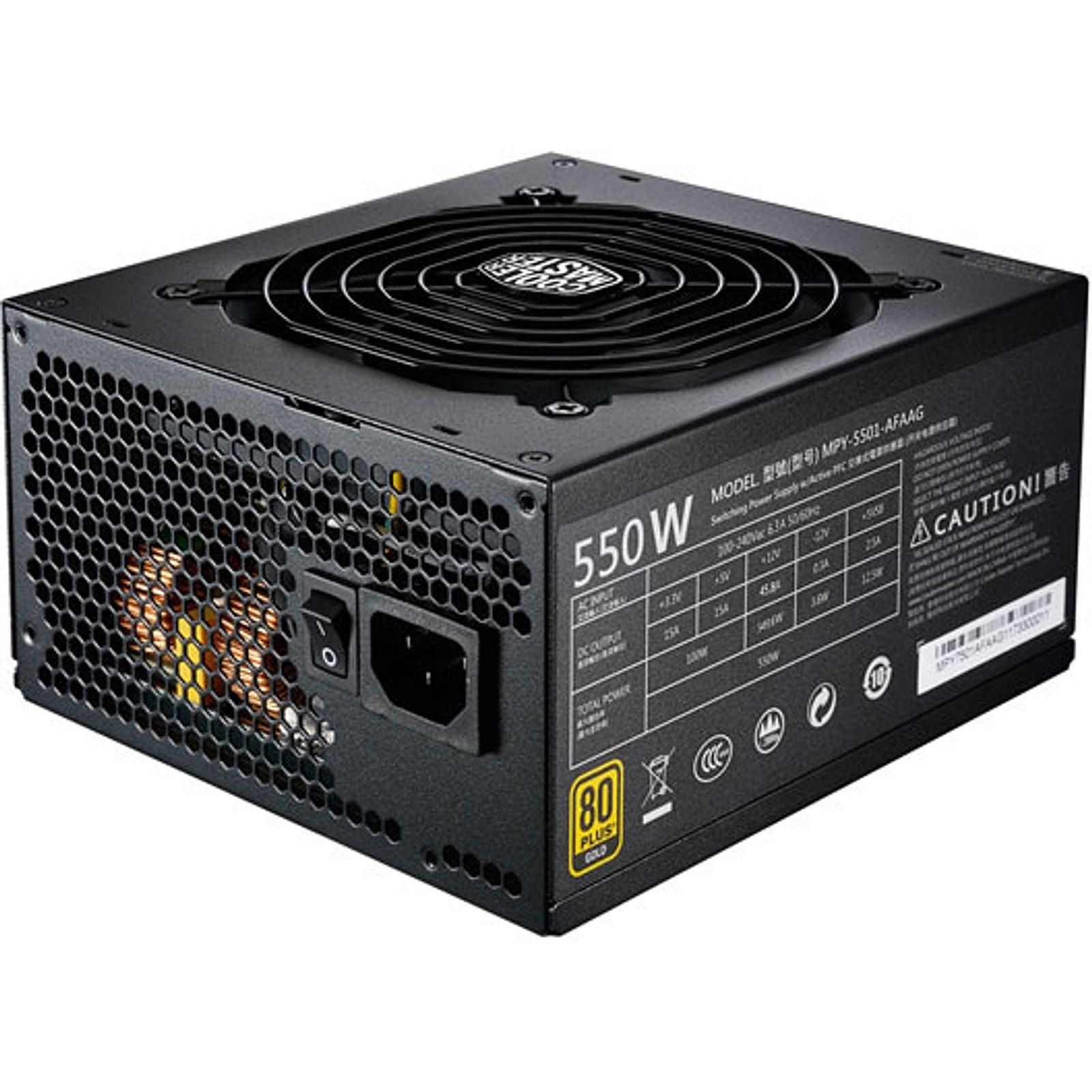 Cooler Master MWE Gold FM MPY-5501-AFAAG-E1 (550W) - Alimentation - 1