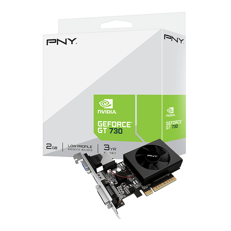 PNY GT 730 2GB  - Carte graphique PNY - grosbill.com - 1