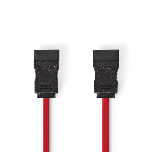 Câble SATA 6GB à verrou - Rouge - 0,5m  - Connectique PC - 0