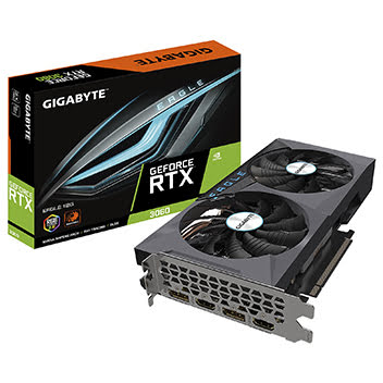 image produit Gigabyte GeForce RTX 3060 EAGLE OC 12G LHR-Seconde Vie-Très Bon Etat Grosbill