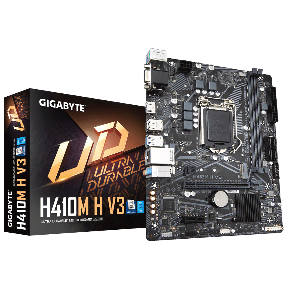 Gigabyte H410M-H V3 Micro-ATX  - Carte mère Gigabyte - grosbill.com - 0