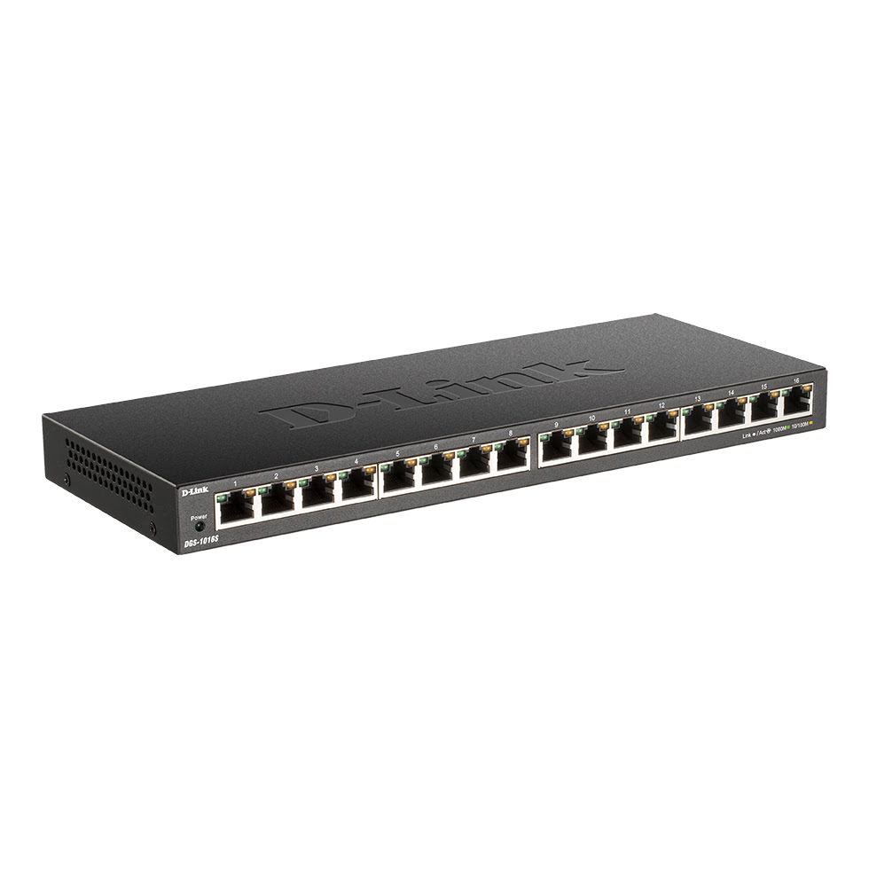 Switch D-Link 16 Ports 10/100/1000Mbps DGS-1016S - grosbill.com - 0