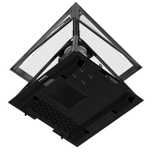 Azza Pyramid 804 Gris - Boîtier PC Azza - grosbill.com - 2