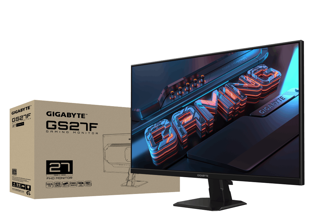 Gigabyte 27 pouces  GS27F - Ecran PC Gigabyte - grosbill.com - 1