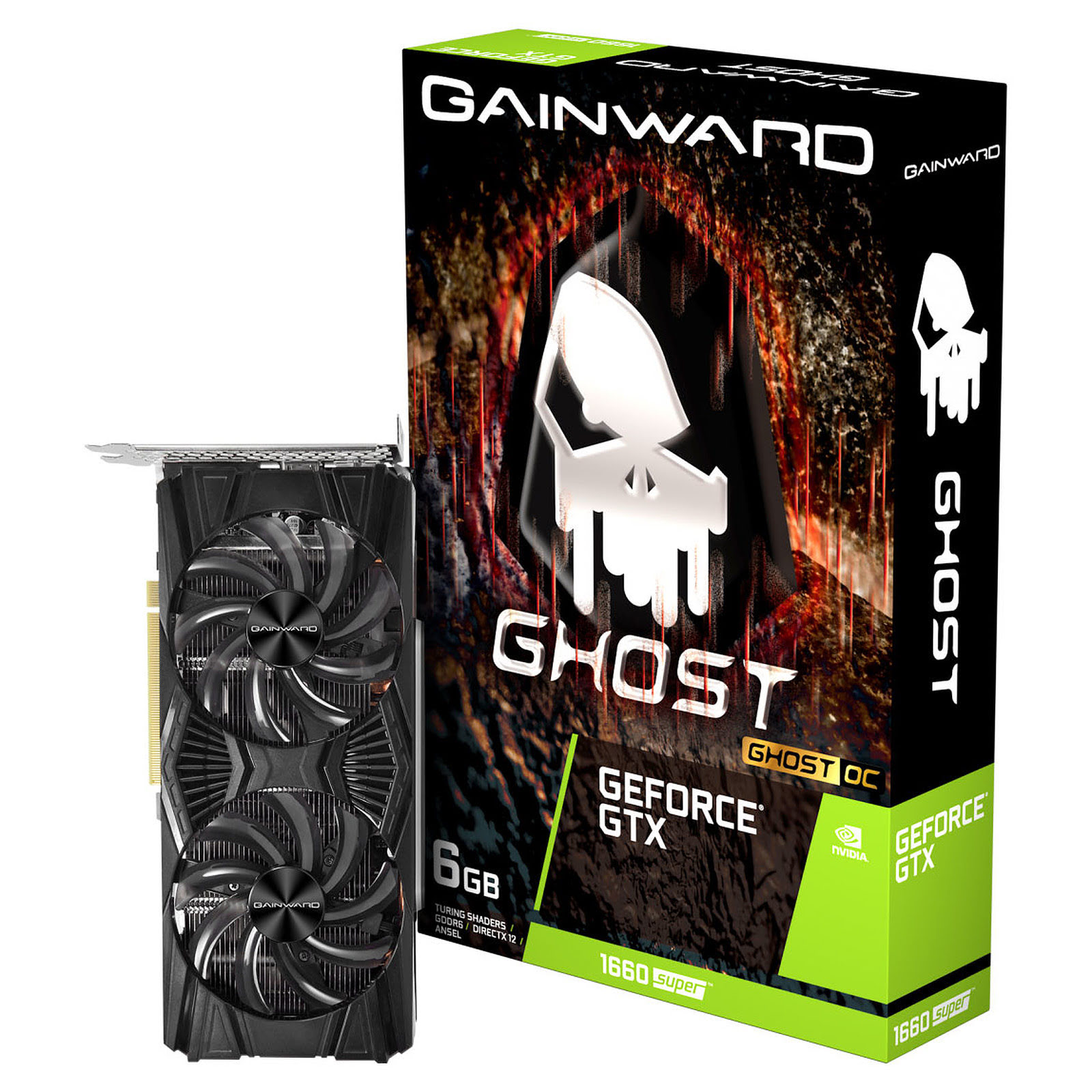 Gainward GTX 1660 Super GHOST OC 6G  - Carte graphique Gainward - 0