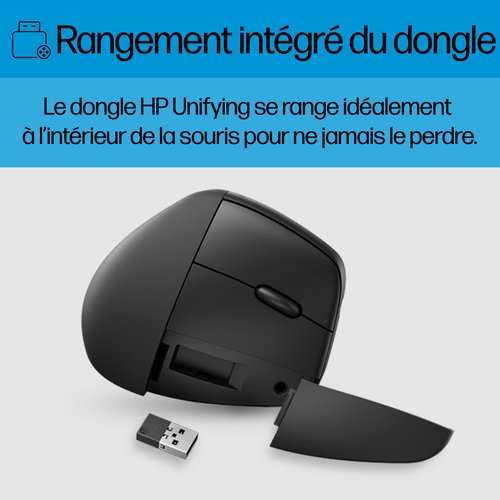 HP 925 Ergo VRTCL Wireless Mouse EMEA-IN - Achat / Vente sur grosbill.com - 6