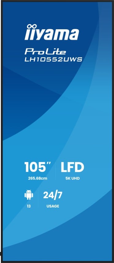 Iiyama 105 pouces  LH10552UWS-B1AG - Ecran PC Iiyama - grosbill.com - 1
