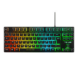 The G-LAB Keyz Caesium TKL - Noir/RGB/Filaire/USB