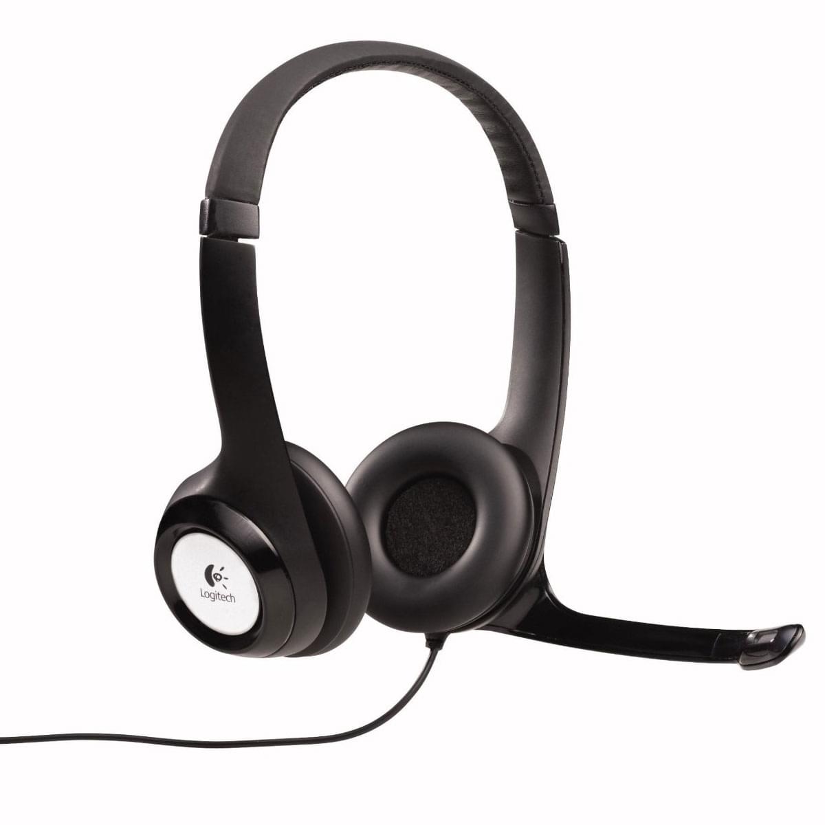 Logitech H390 USB Stereo Noir - Micro-casque - grosbill.com - 0