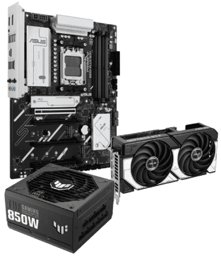PRIME B850-PLUS WF + RTX5070 12G + TUF Gaming 850G - grosbill.com - 0